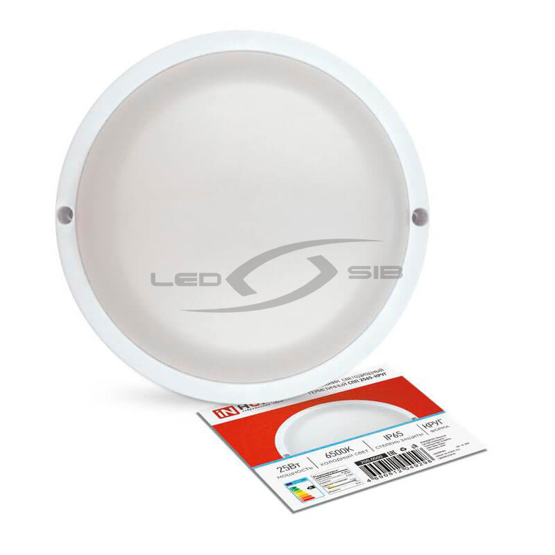 Светильник СПП 2565-КРУГ 25W 2250Lm  IP65 IN HOME