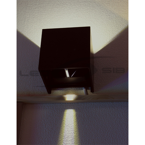 уличный настенный светильник ls box 2.0 led dim двухсторонний черный корпус 2*7w ip65 Уличный настенный светильник LS BOX 2.0 LED DIM двухсторонний черный корпус 2*7W IP65