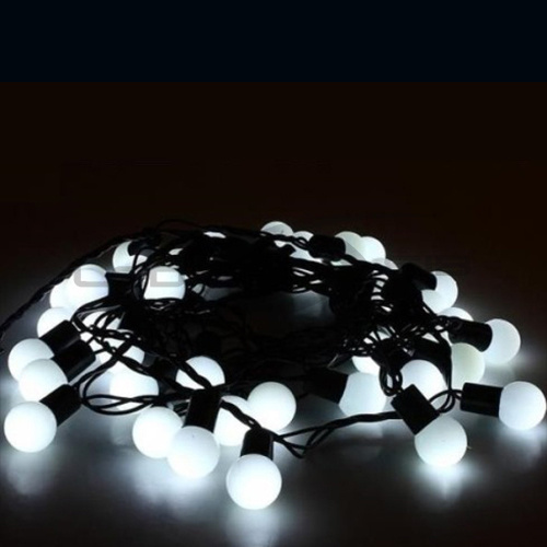 гирлянда led шарик ls 10 метров, 100led, ø шарика 23мм 220v (провод pvc) коннектор папа мама ip55 Гирлянда LED шарик LS 10 метров, 100LED, ø шарика 23мм 220V (провод PVC) Коннектор ПАПА МАМА IP55