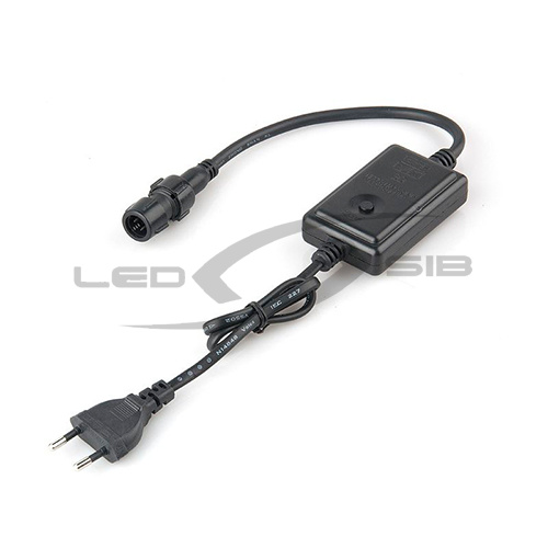 Контроллер LS для дюралайта 3х жильного (может управлять 50 м) круглый, пластиковый корпус