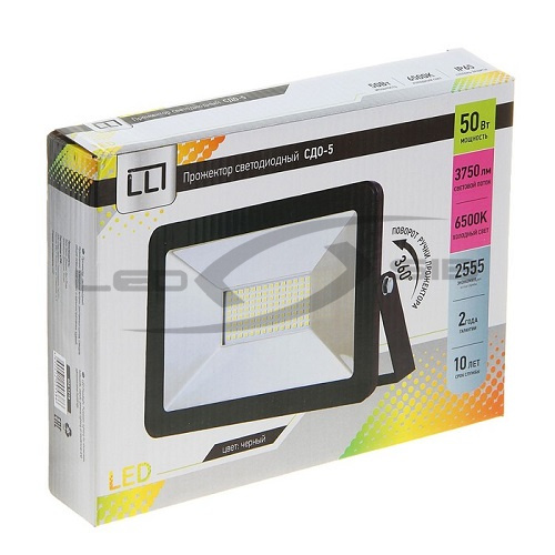 Прожектор сд СДО-5-50 50W 6500К 4000Lm IP65