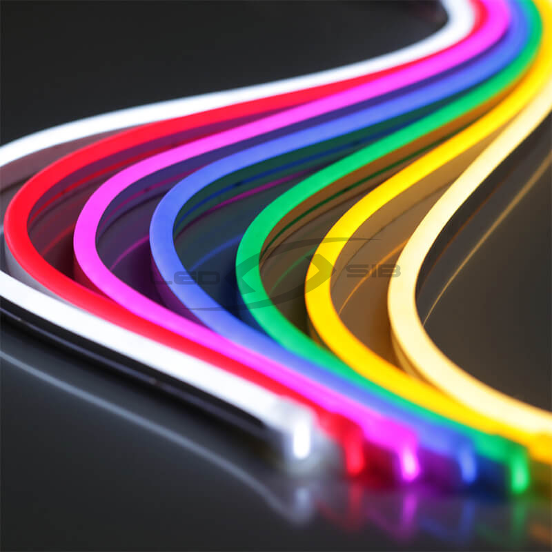 НЕОН МИНИ LS 12V LUX SMD 2835/120 LED 8х16мм MAX 8W/m, подключение не более 7 м,.кратность 2,5см