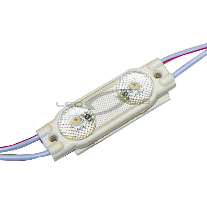 Светодиодный модуль FF2 LS с линзой SMD 3030/2LED 47х17х11мм max 1W 155 Lm IP65 175°
