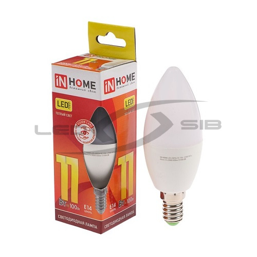 Лампа сд LED-СВЕЧА-VC 11W 230V Е14 820Lm