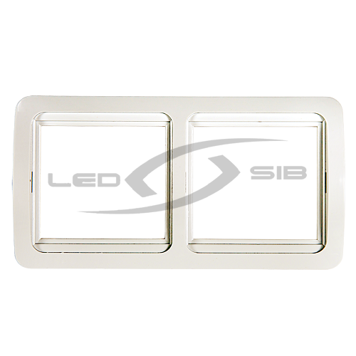 Рамка 2ая CLASSICO белая 2302Н