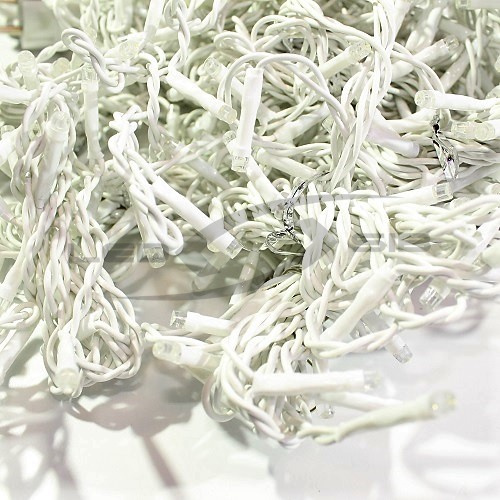 Гирлянда (световая завеса) LS 1350 LED1,5х 9м IP65 провод белый, резина