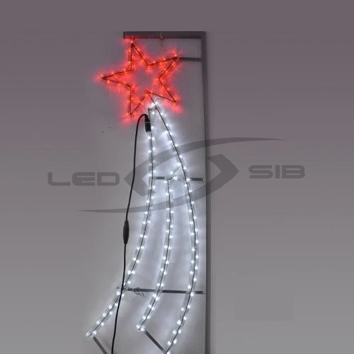 Светодиодная консоль "Звезда три хвоста" LS, 15W, высота 1500 мм, ширина 520мм IP65