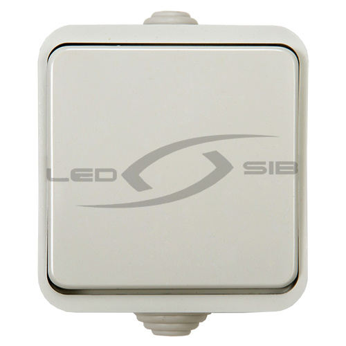 Выключатель 1кл AQUA белый п/герм 3100