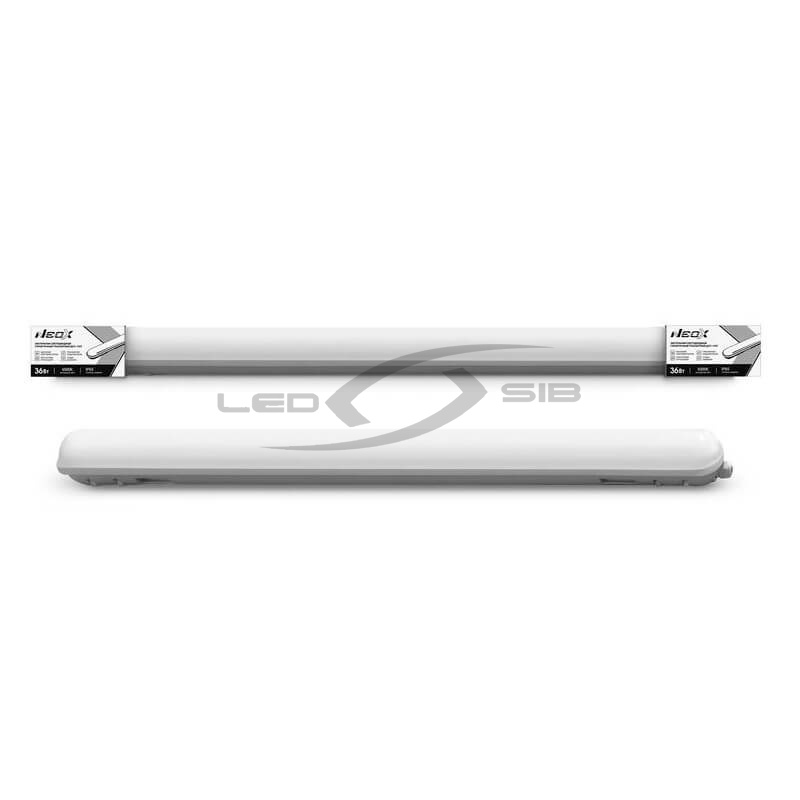 Светильник герметичный транзитный ДСП-159Т 36W 125лм/Вт 4500Лм 1200х64х60мм IP65 NEOX