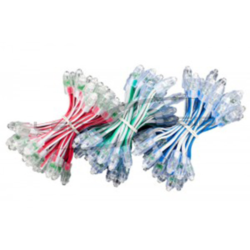 Герметичный пиксельный модуль LS F8, диаметр модуля 12 мм, max 0,3 W 5V (спайка 50шт)