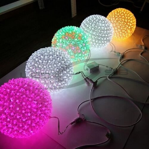 Гирлянда LS новогодняя из светодиодных шаров (Сияние) 12V,35 метров