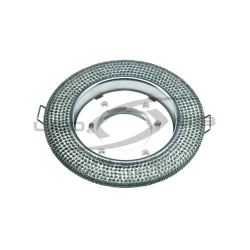 Светильник встраиваемый GX53R-R02L-crystal под лампу GX53 с подсветкой Тонированный/Хром IN HOME