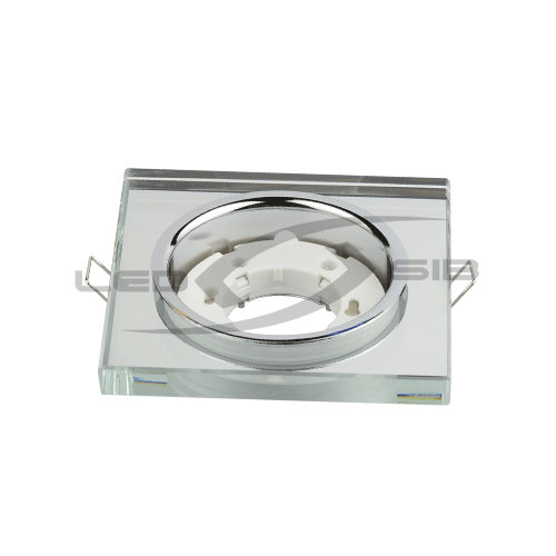 Светильник встраиваемый GX53R-SMR-glass под лампу GX53 Квадрат/стекло Зеркальный IN HOME