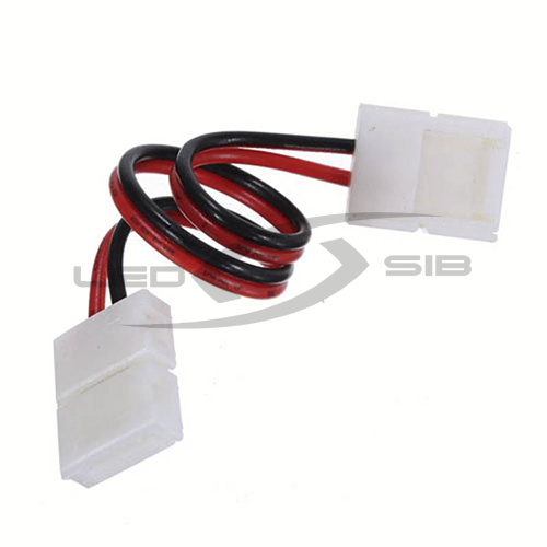 Коннектор 2-х сторонний LS с защёлками для одноцветных СД лент шириной 8 мм,165х14.5х5 мм 2PIN