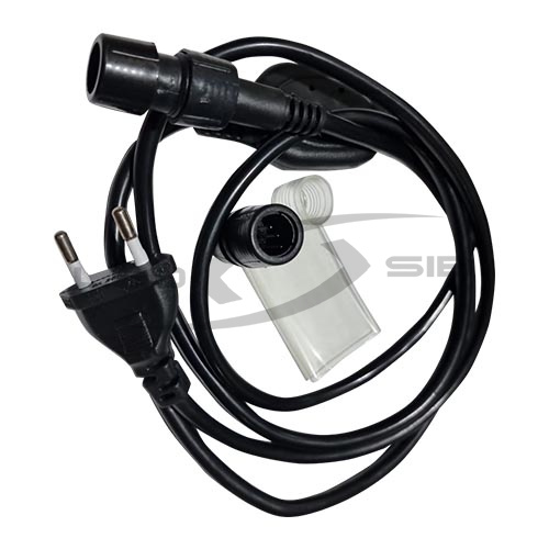 Набор для подключения дюралайта 2 жилы, иголка, I-коннектор, термоусадка, заглушка 220V IP 67 1,5 м.