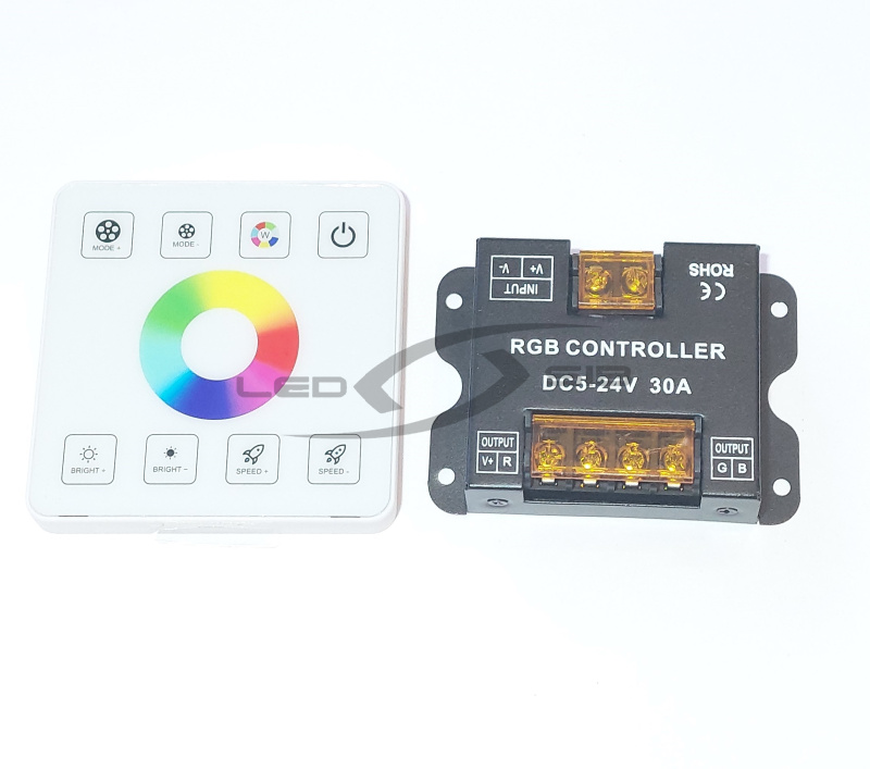 RGB Led контроллер LS с сенсорной панелью 30А DC5-24V
