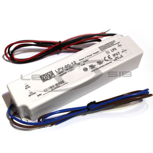 Блок питания Mean Well LPV- 60-12 IP67 162х42х32